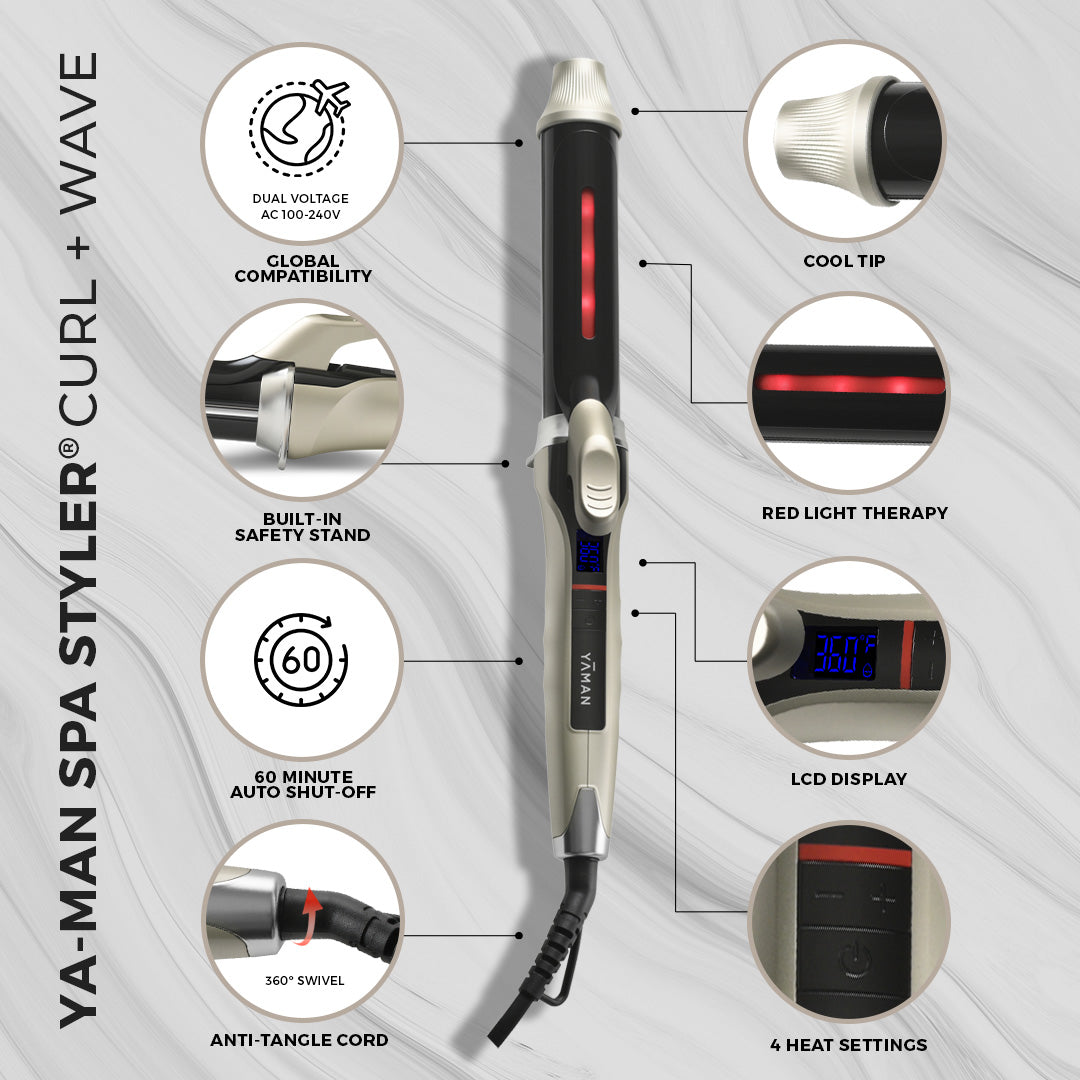 YA-MAN SPA STYLER® , Curl + Wave 1.25